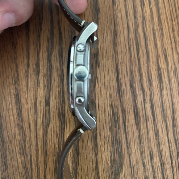 Fossil - Grant Chronograph Brown Leather Watch - Picture 2 of 4